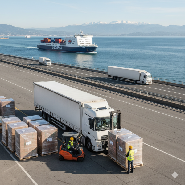 Transport de palettes express depuis Paris vers Ajaccio : devis rapide et livraison en 24/48 h pour vos marchandises en Corse